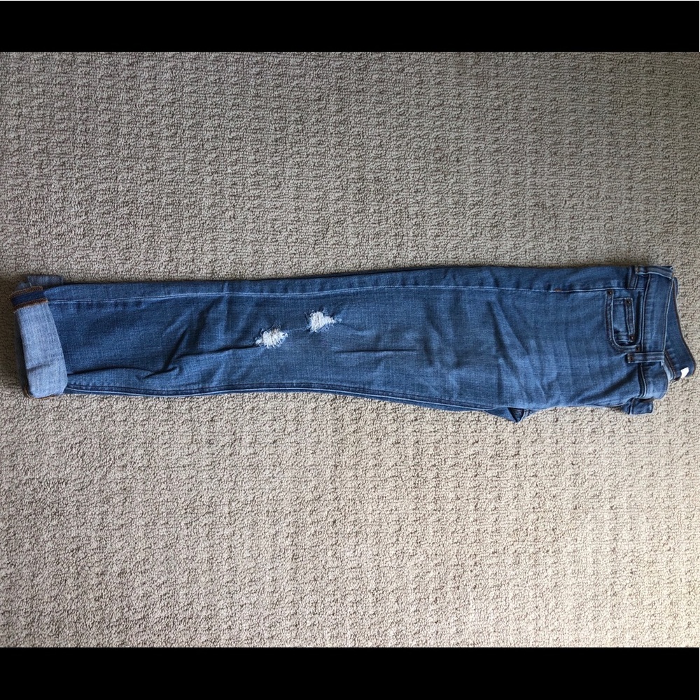 JCrew Distressed Boyfriend Jeans